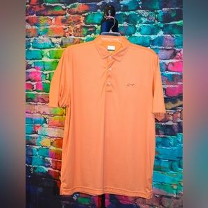 Men’s Orange Greg Norman Golf Shirt